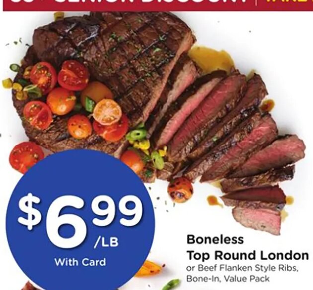 Boneless Top Round London Broil