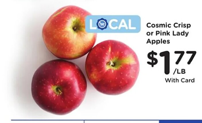 Cosmic Crisp or Pink Lady Apples