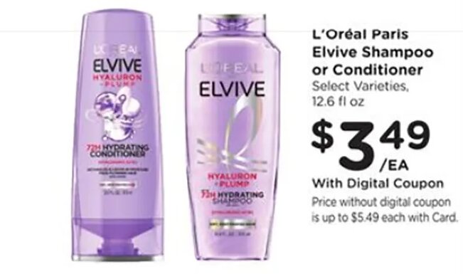 L'Oréal Paris Elvive Shampoo or Conditioner