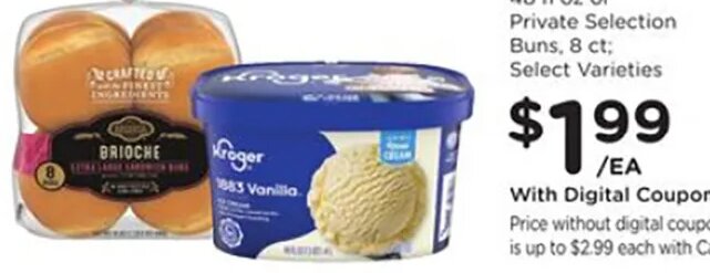 Kroger Ice Cream at Fred Meyer