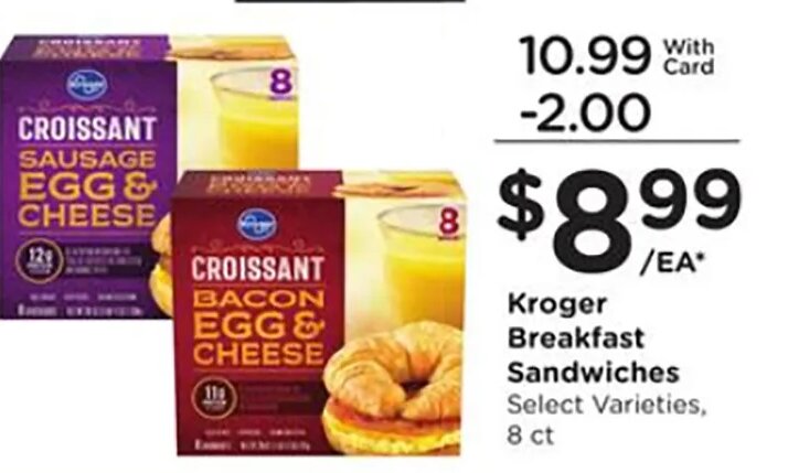 Kroger Breakfast Sandwiches