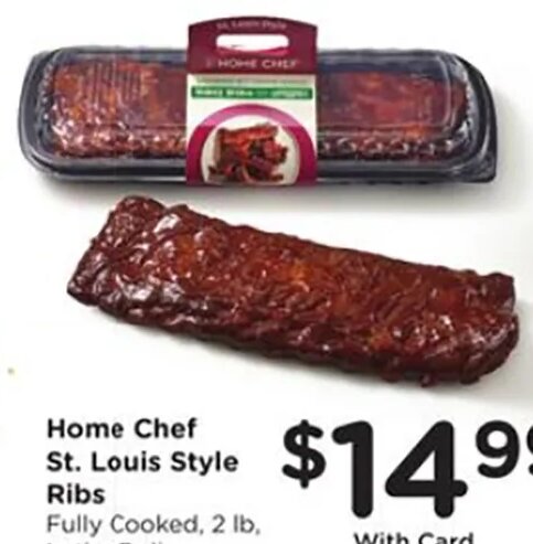 Home Chef St. Louis Style Ribs at Fred Meyer