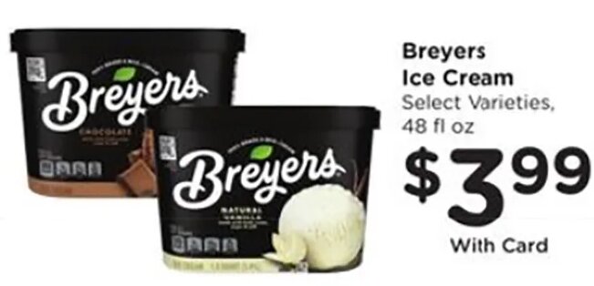 Breyers Ice Cream at Fred Meyer