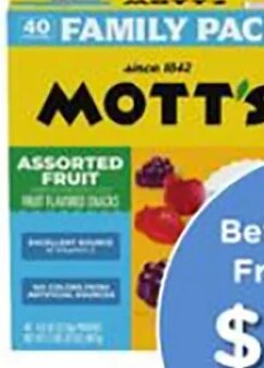 Mott's Fruit Snacks