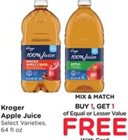 Kroger Apple Juice
