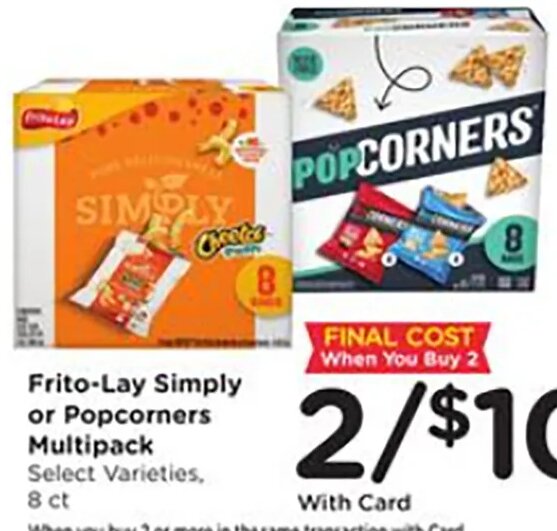 Frito-Lay Simply or Popcorners Multipack at Fred Meyer