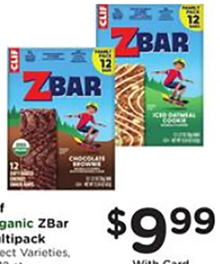 Clif Organic ZBar Multipack