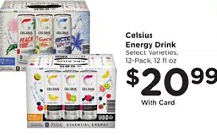 Celsius Energy Drink at Fred Meyer