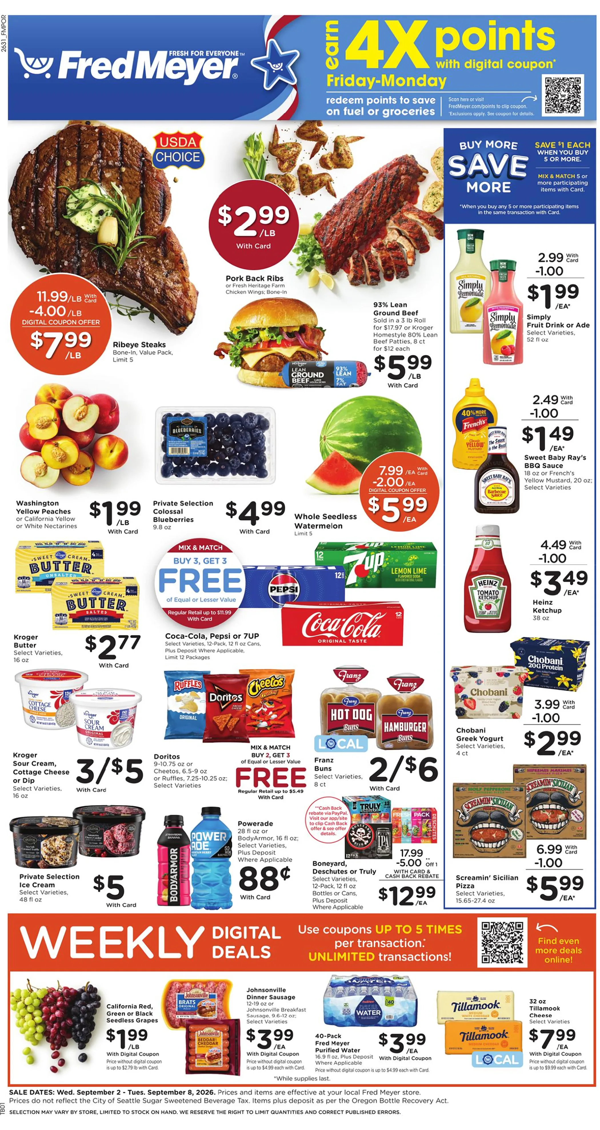 Fred Meyer Weekly Ad Page 1