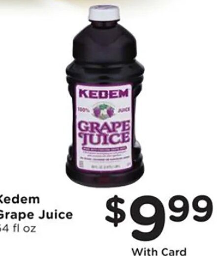 Kedem Grape Juice at Fred Meyer