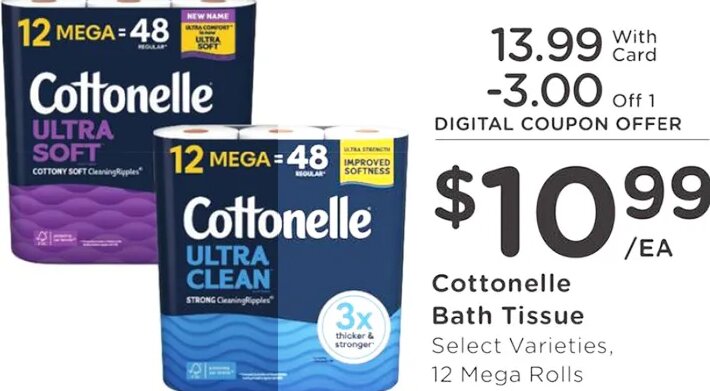 Cottonelle Bath Tissue at Fred Meyer