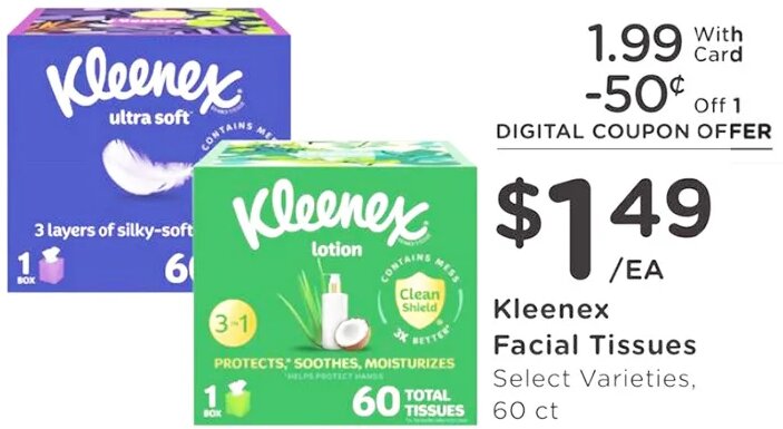 Kleenex Facial Tissues at Fred Meyer
