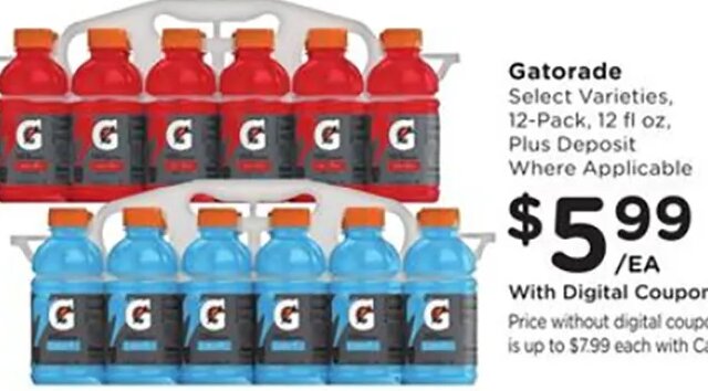 Gatorade at Fred Meyer