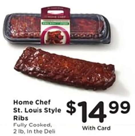 Home Chef St. Louis Style Ribs at Fred Meyer
