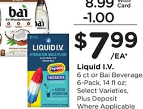 Liquid I.V. or Bai
