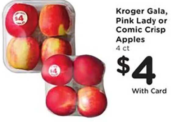 Kroger Gala, Pink Lady or Cosmic Crisp Apples at Fred Meyer