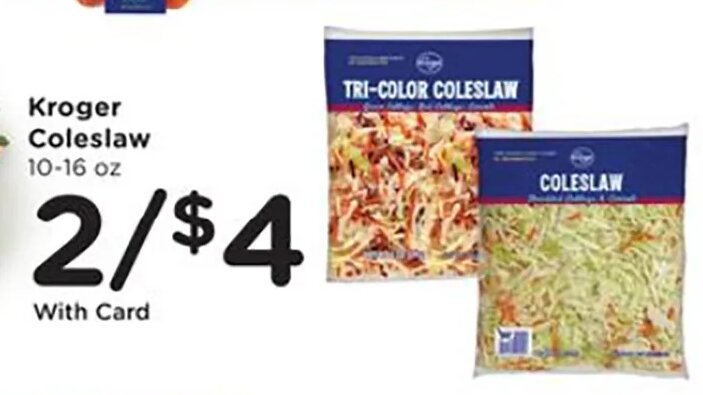 Kroger Coleslaw