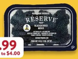 Reserve Blackberries at Fresh Thyme