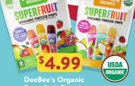 DeeBee's Organic Superfruit Freezie