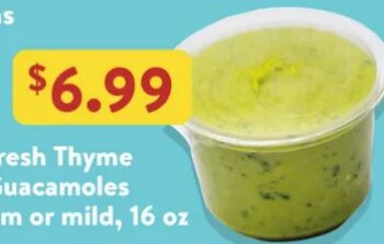 Fresh Thyme Guacamoles