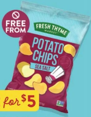 Fresh Thyme Potato Chips