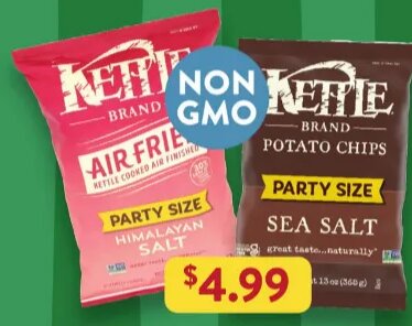 Kettle Classic or Air Fried Potato Chips