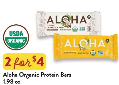 Aloha Organic Protein Bars