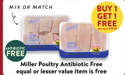 Miller Poultry Antibiotic Free