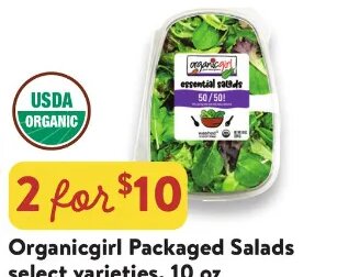 Organicgirl Packaged Salads at Fresh Thyme