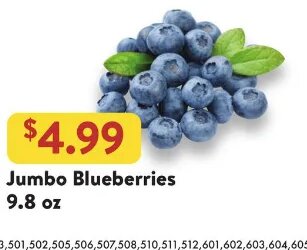 Jumbo Blueberries at Fresh Thyme