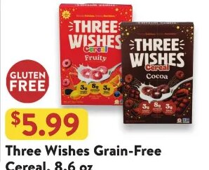 Three Wishes Grain-Free Cereal
