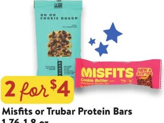 Misfits or Trubar Protein Bars