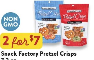 Snack Factory Pretzel Crisps