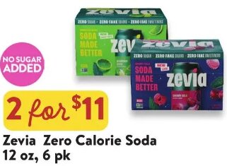 Zevia Zero Calorie Soda