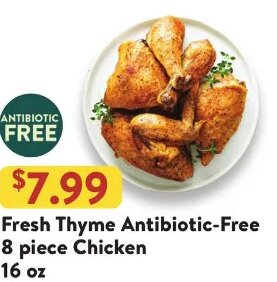 Fresh Thyme Antibiotic-Free 8 piece Chicken at Fresh Thyme