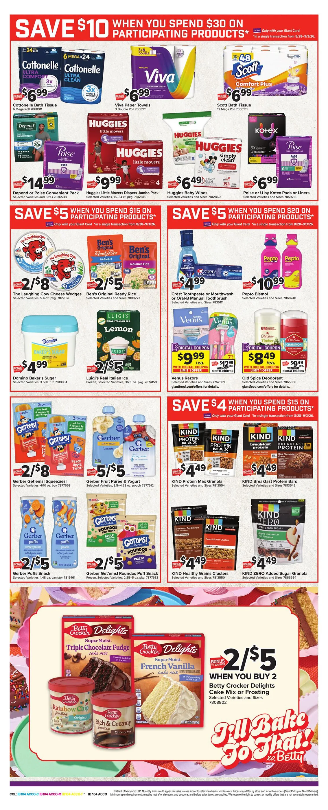 Giant Food Weekly Ad Page 12