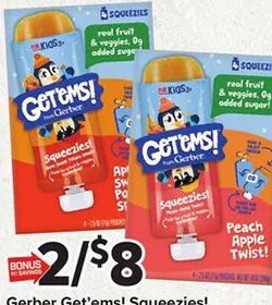 Gerber Get'ems! Squeezies!