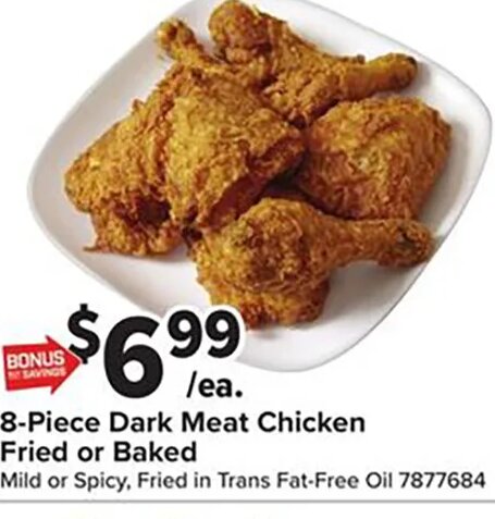 8-Piece Dark Meat Chicken