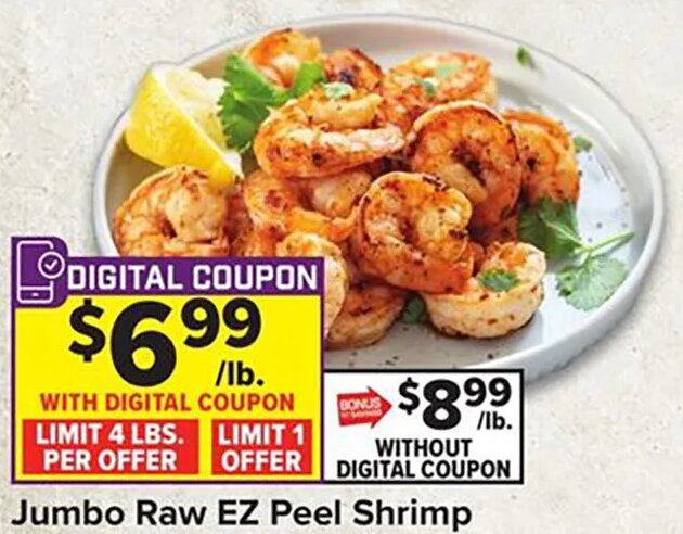Jumbo Raw EZ Peel Shrimp at Giant Food