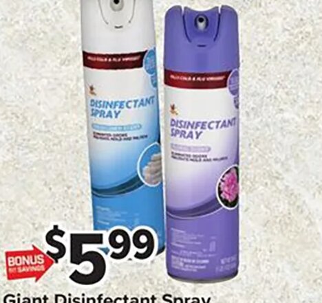Giant Disinfectant Spray