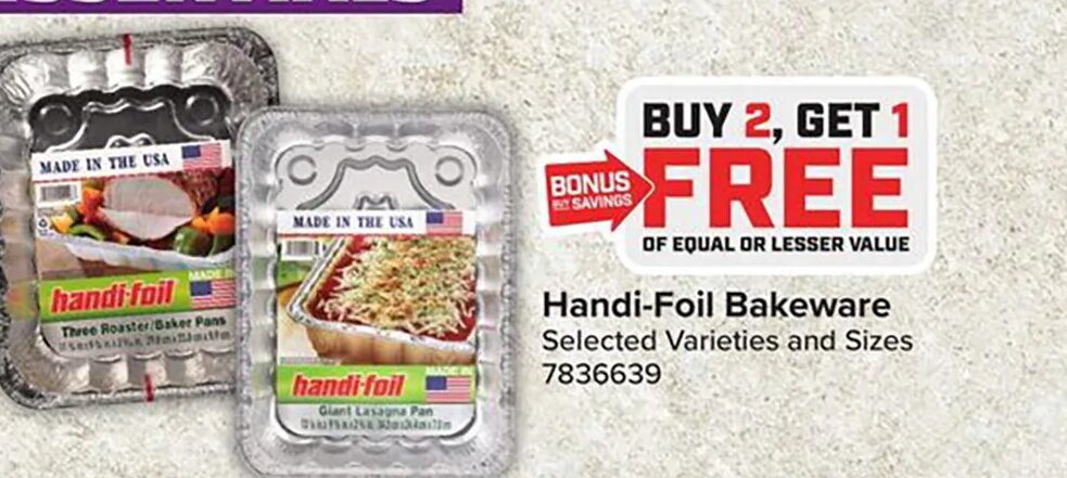 Handi-Foil Bakeware