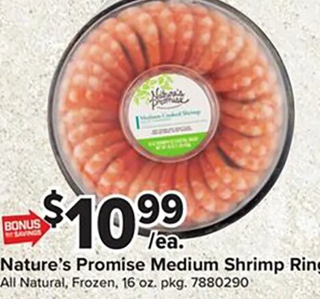 Nature's Promise Medium Shrimp Ring