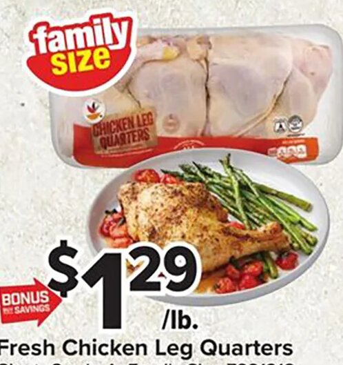 Fresh Chicken Leg Quarters at Giant Food