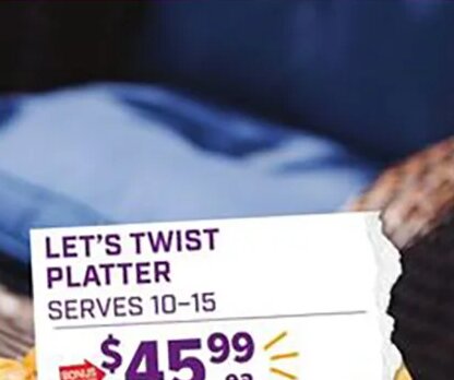 Let's Twist Platter