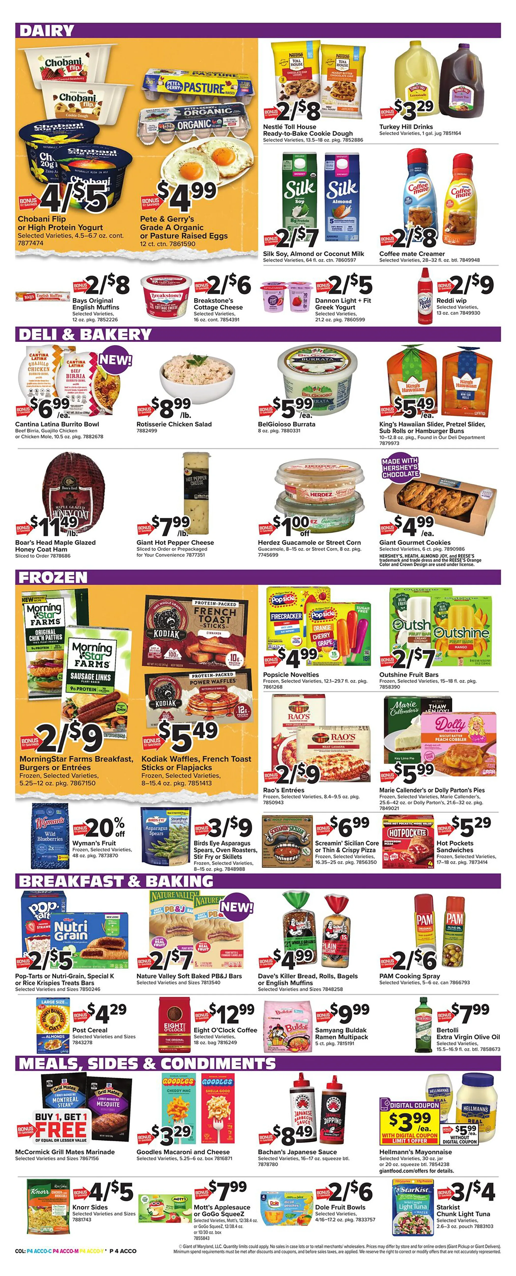 Giant Food Weekly Ad Page 5