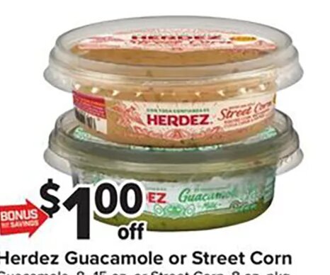 Herdez Guacamole or Street Corn at Giant Food