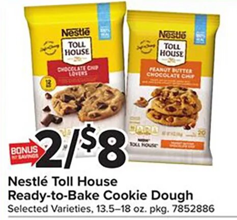 Nestle Toll House Ready-to-Bake Cookie Dough