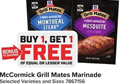 McCormick Grill Mates Marinade