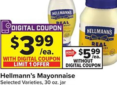 Hellmann's Mayonnaise at Giant Food