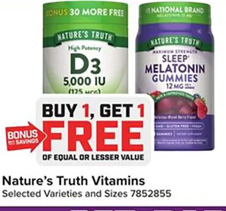 Nature's Truth Vitamins
